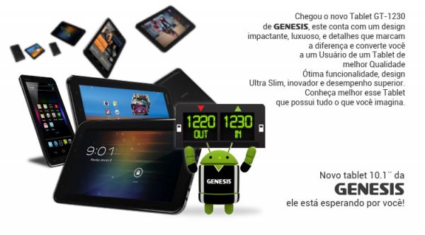 Tablet Genesis Gt 1230 Hdmi 1gb Ram Android 4.0 3g